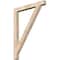Ekena Millwork Traditional Block Smooth Bracket, Douglas Fir, 3 1/2"W x 36"D x 48"H BKT04X36X48TRA05SDF - alternate 1